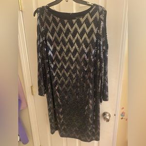 Jessica Howard black sparkle dress